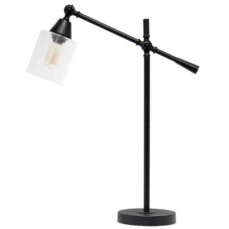 LALIA HOME Vertically Adjustable Desk Lamp, Black LHD-2001-BK